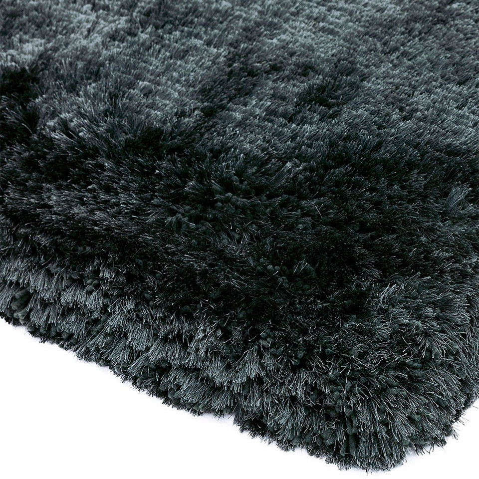 Ultra Thick Plush Shaggy Rug Slate Grey