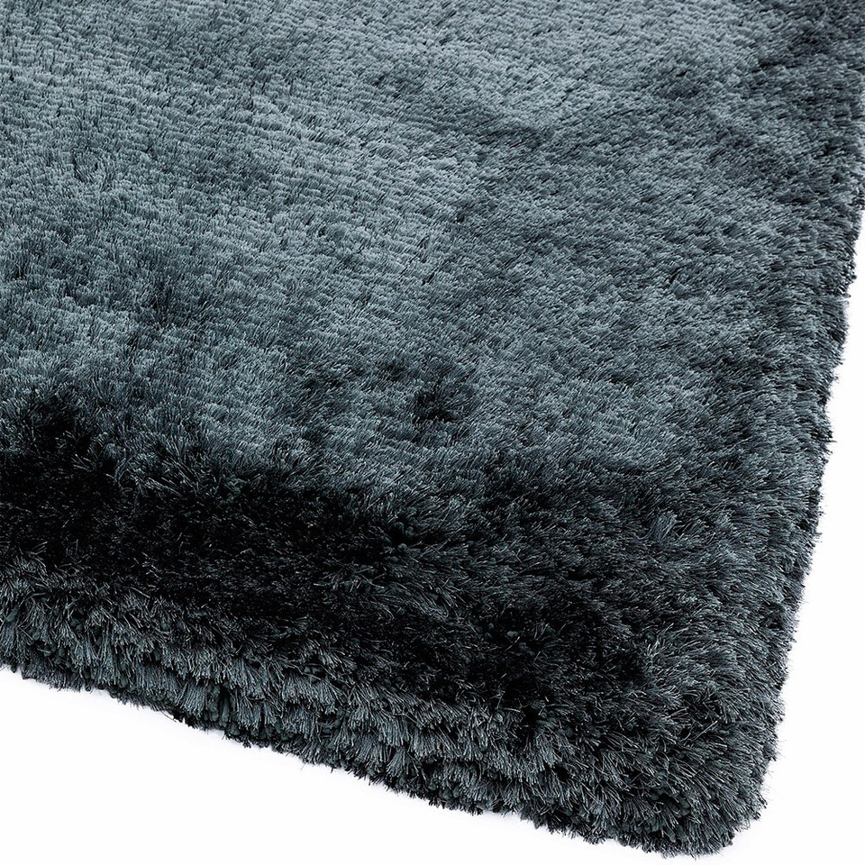 Ultra Thick Plush Shaggy Rug Slate Grey