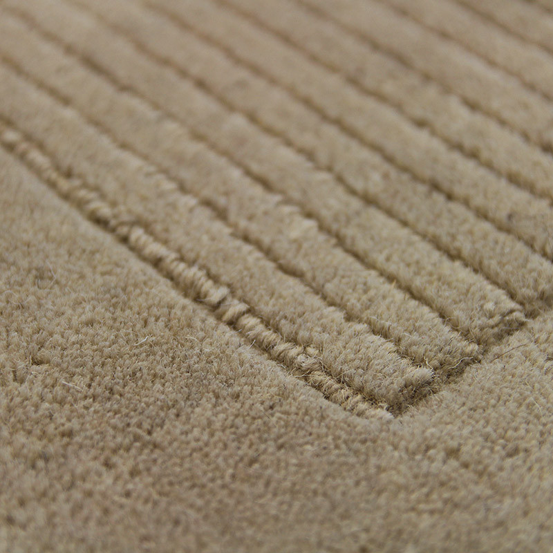 Beige SM Large wool plain rugs