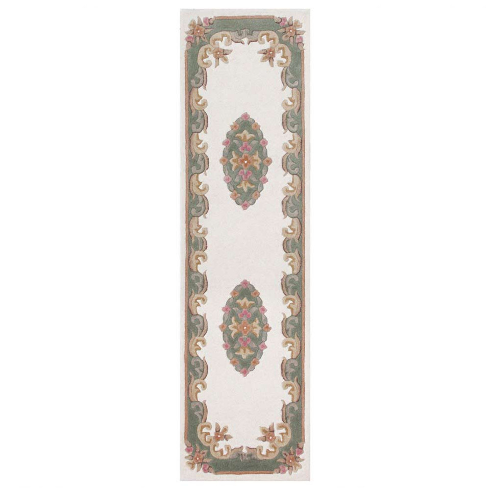 Royal Aubusson cream beige rug