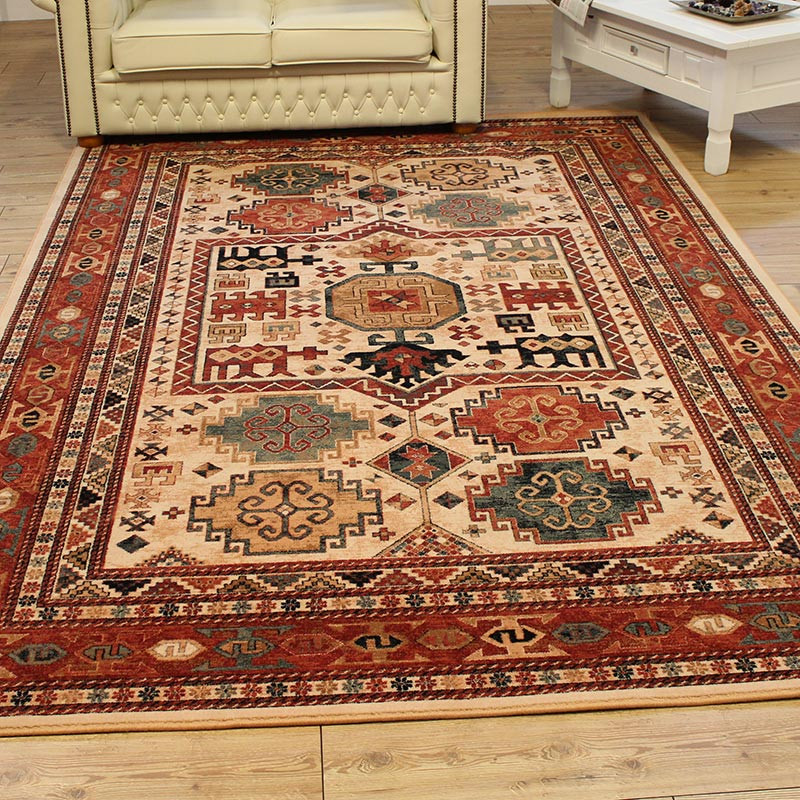 Kashkuli Terracotta Large Traditional Rug