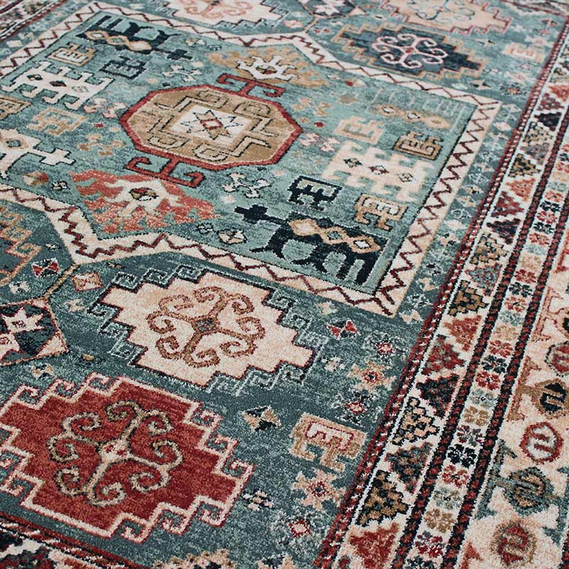 Kashkuli Green Traditional Rug