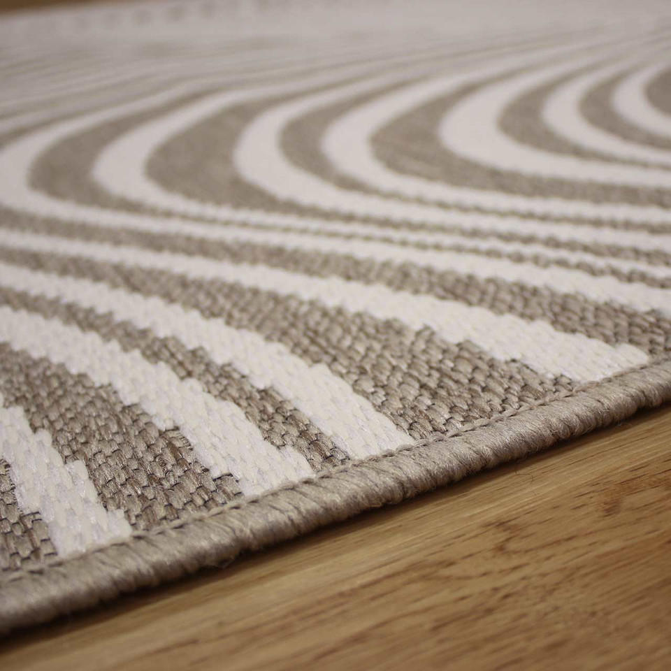 Indoor Outdoor Rug Beige Zebra Brighton