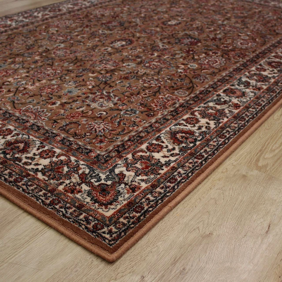 Kashqai Classic New Zealand Wool Brown Rug