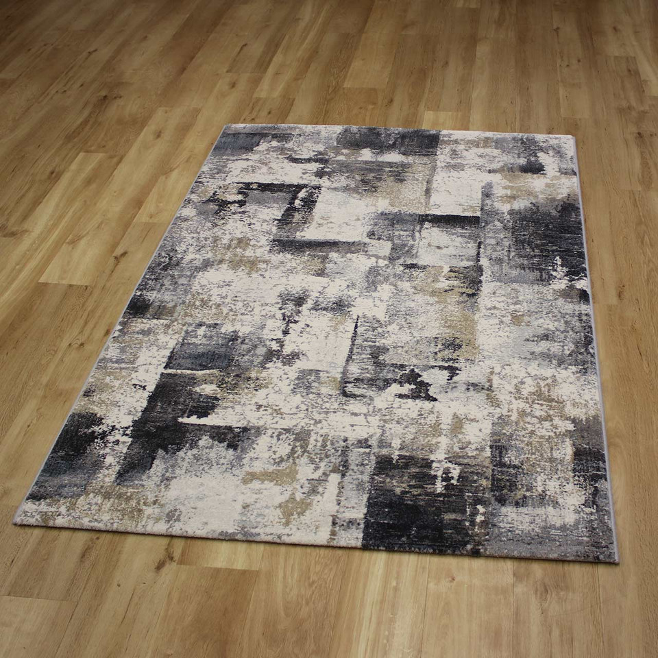 Canyon Grey Taupe Silky Rug