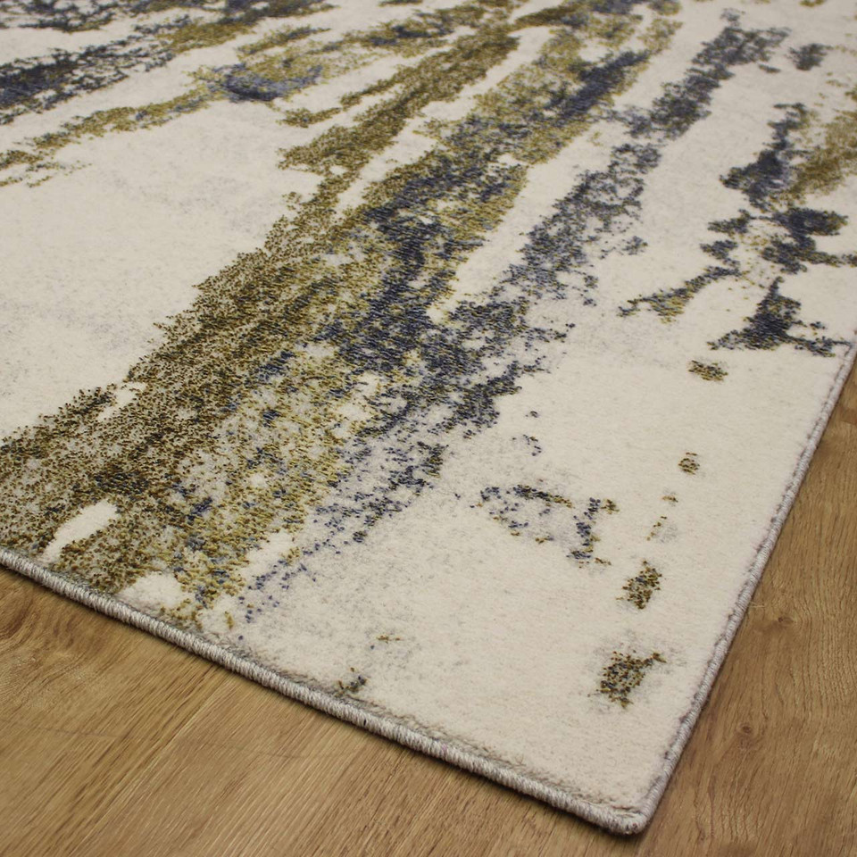 Stella Metallic Silver Gold Stylish Rug