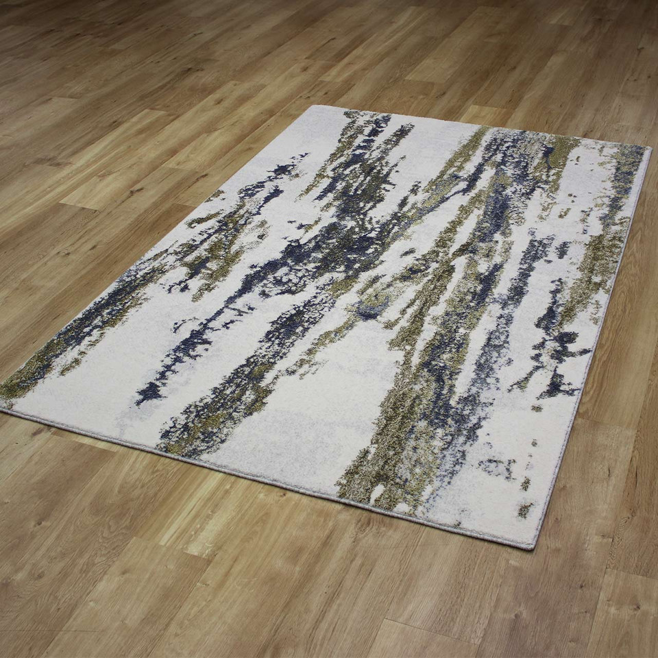 Stella Metallic Silver Gold Stylish Rug