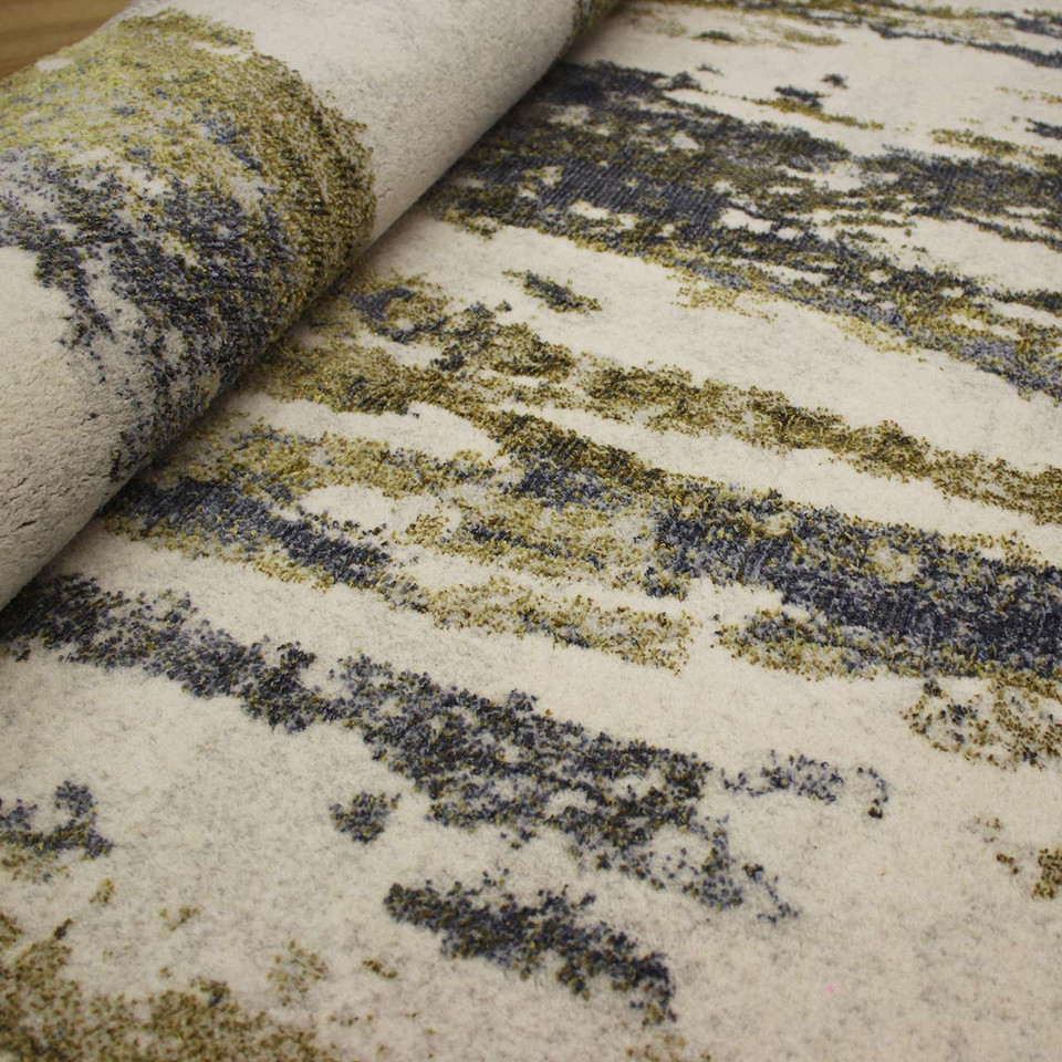 Stella Metallic Silver Gold Stylish Rug