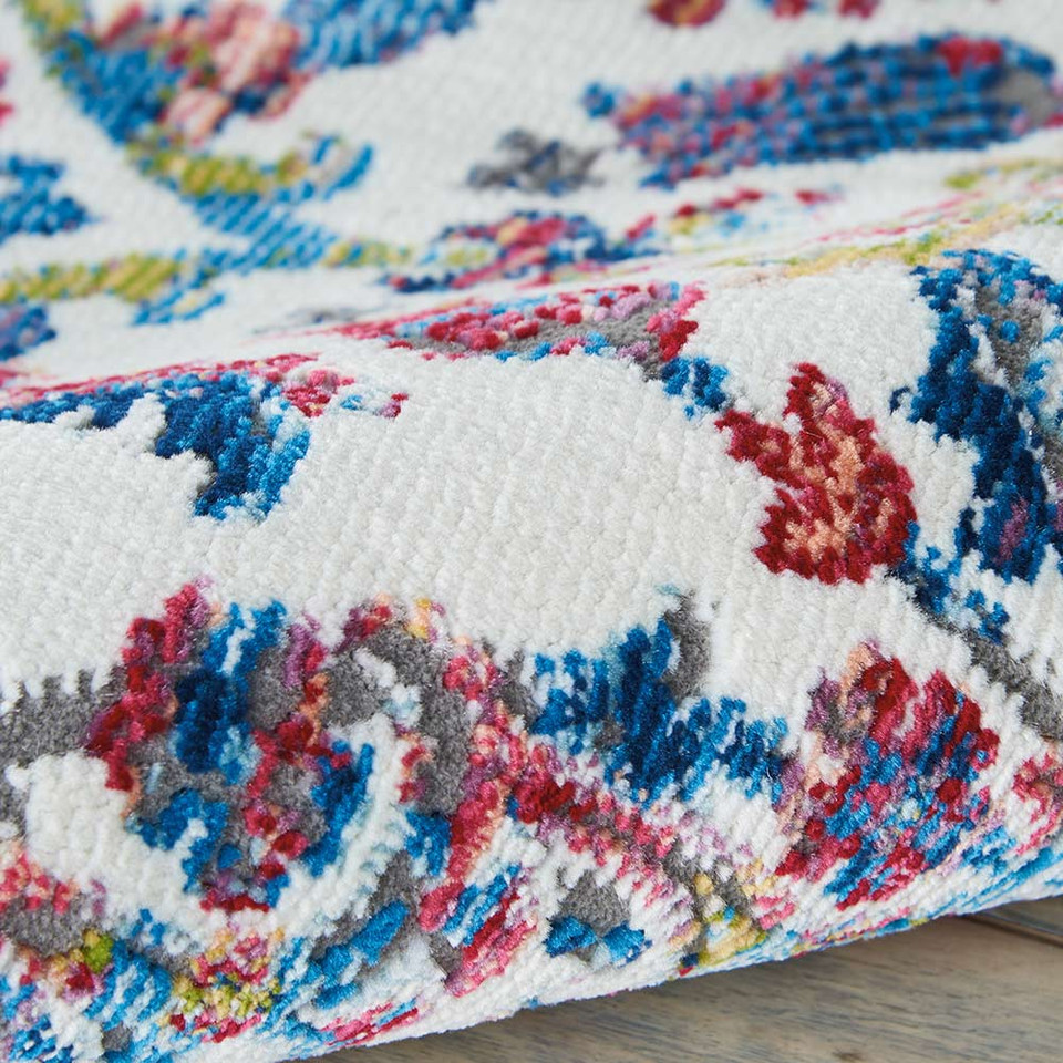 On Sale Ankara Global Rug ANR06 Vintage Ivory Blue 71x244cm