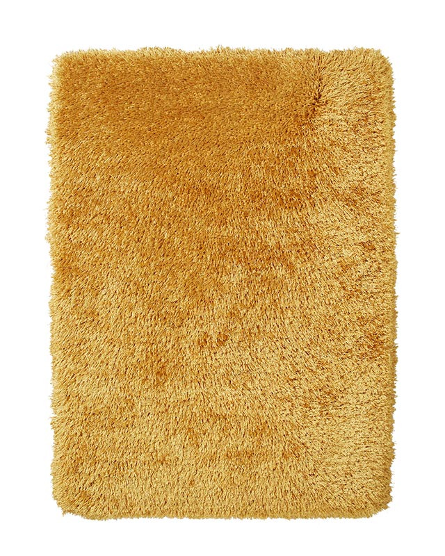 Montana Yellow Shaggy Rug 60x120cm