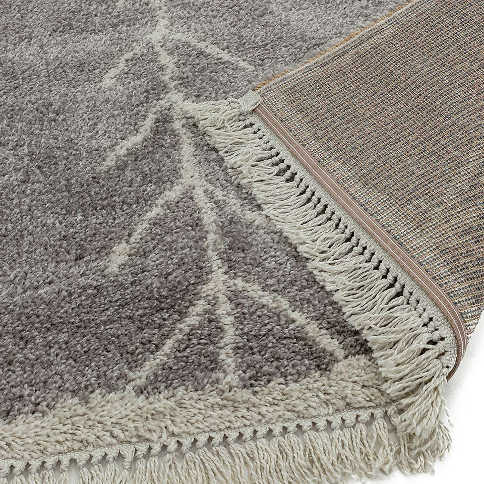On Sale Rocco Steel Shaggy Tassels Rug RC11 120x170cm size