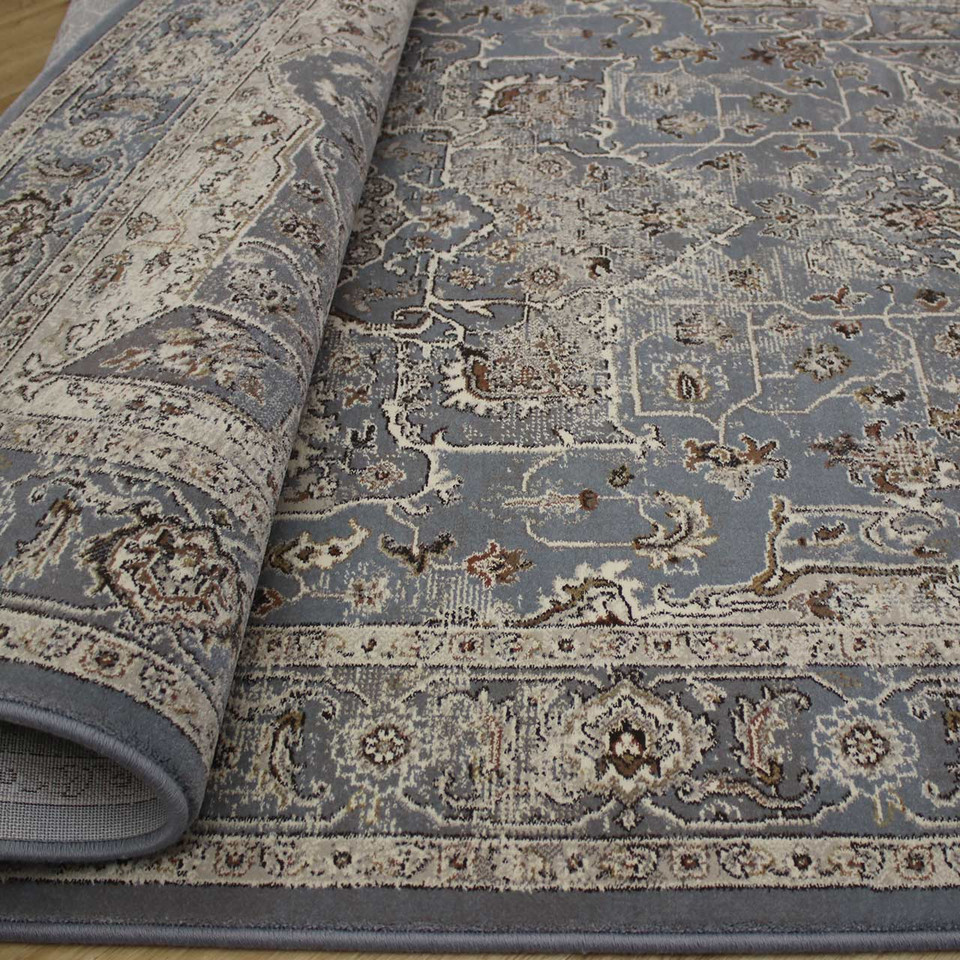 Da Vinci Persian Steel Blue Rug