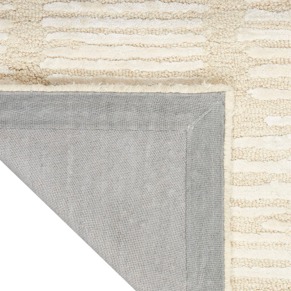 Calvin Klein Linear Stylish Ivory Rug