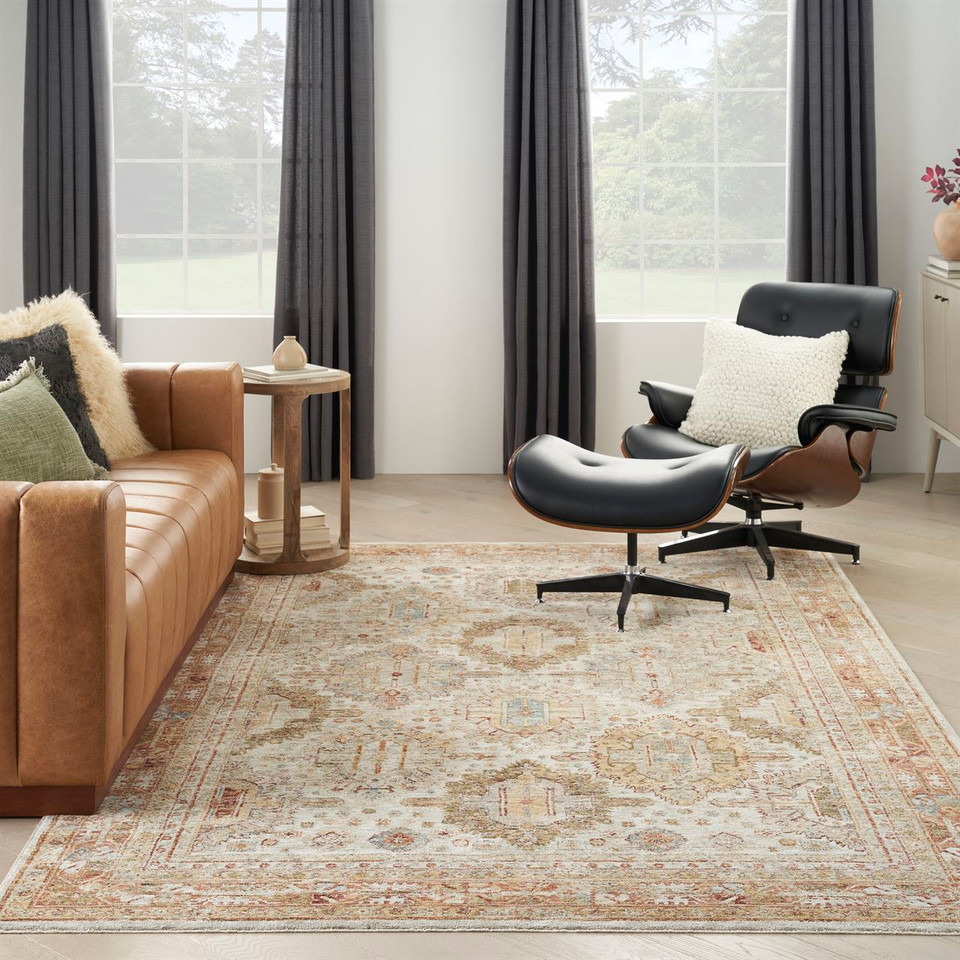 Sahar Vintage Ivory Multicolour Rug SHR01