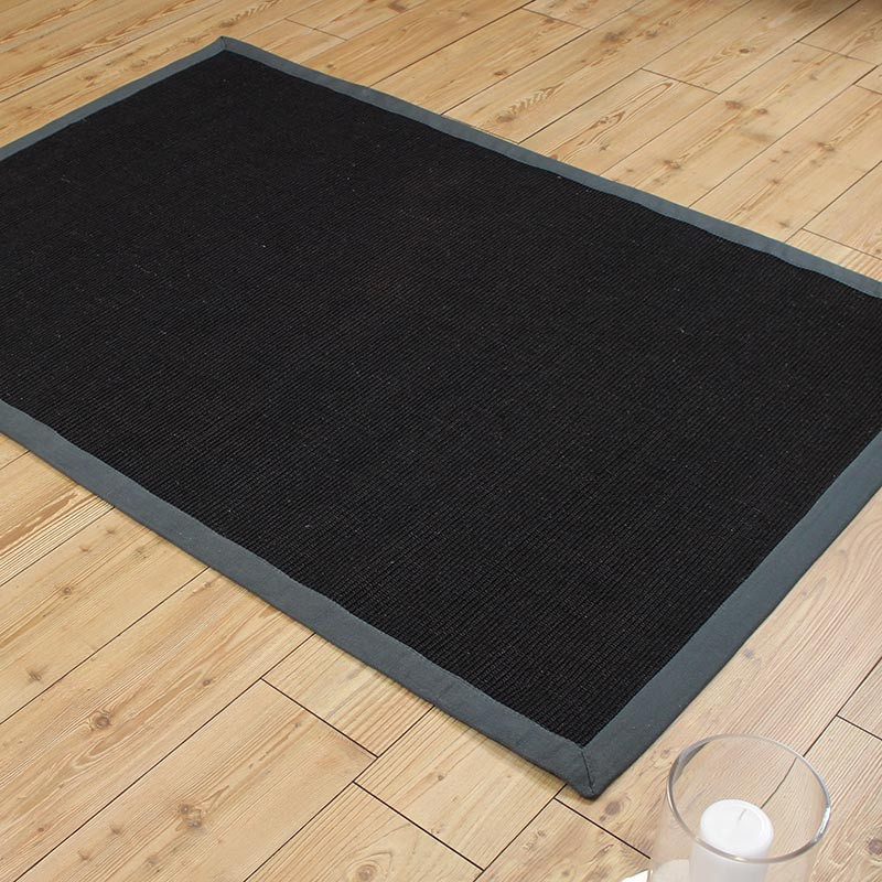 On Sale Sisal Rug Grey Border 160x230cm-1