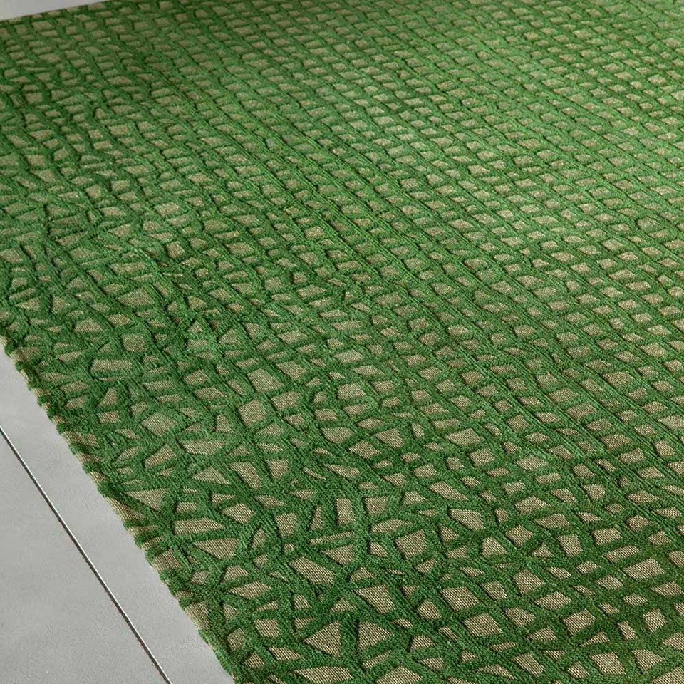 On Sale Alta Green 9249 Structures Trammel Rug 170x240cm