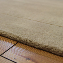 On Sale Beige SM Large wool plain rugs 68x240cm Runner