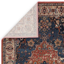 On Sale Zola Heris Rug Persian Blue Rust 120x170cm