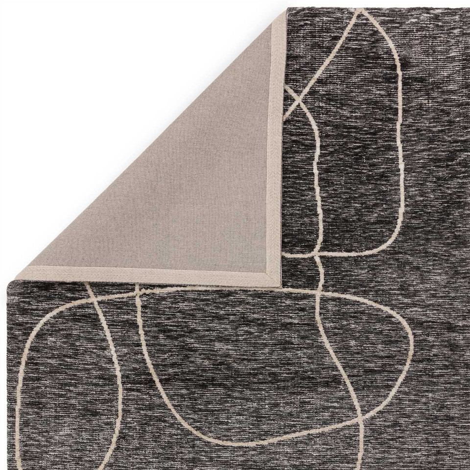 Mason Linear Charcoal Rug