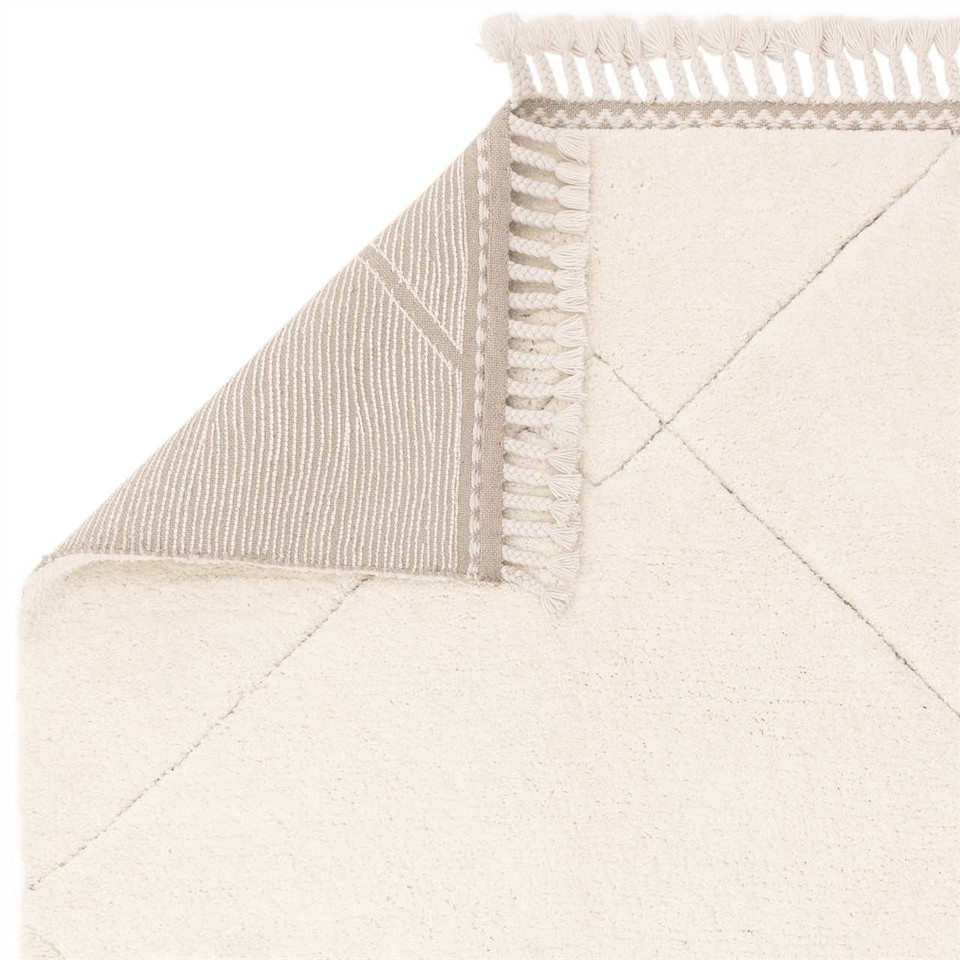 Fes FE03 Moroccan Style Plain Fringed Rug