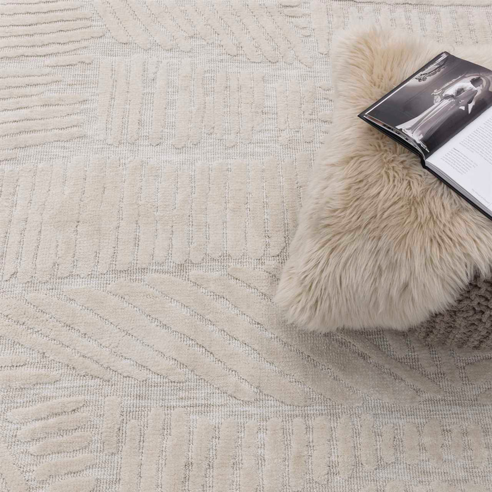 Mason Trapezium Rug Bone