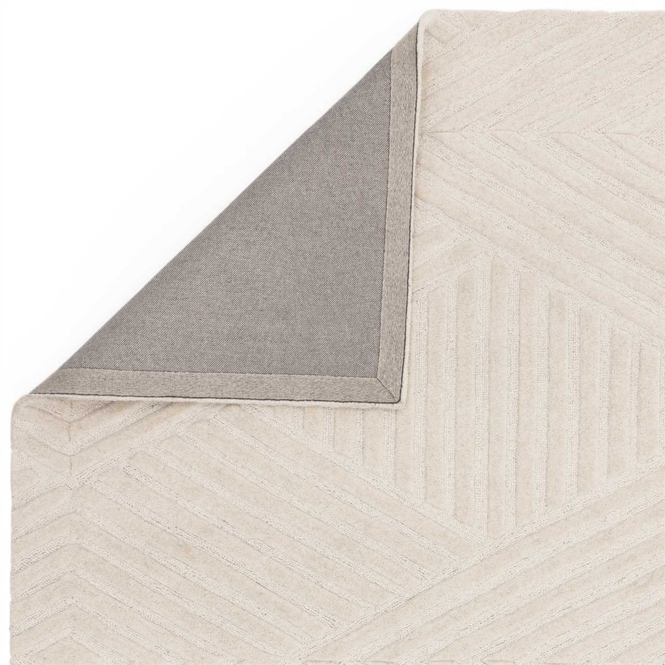 Hague Ivory Thick Woollen Rug Hand Tufted