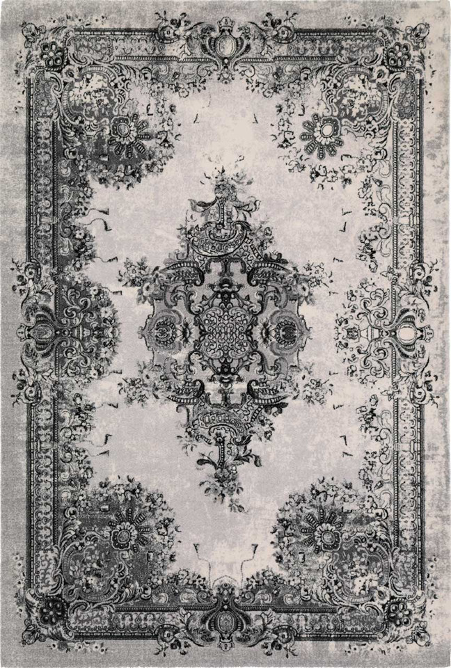 Brintons Agnus Meri Graphite Wool Rug