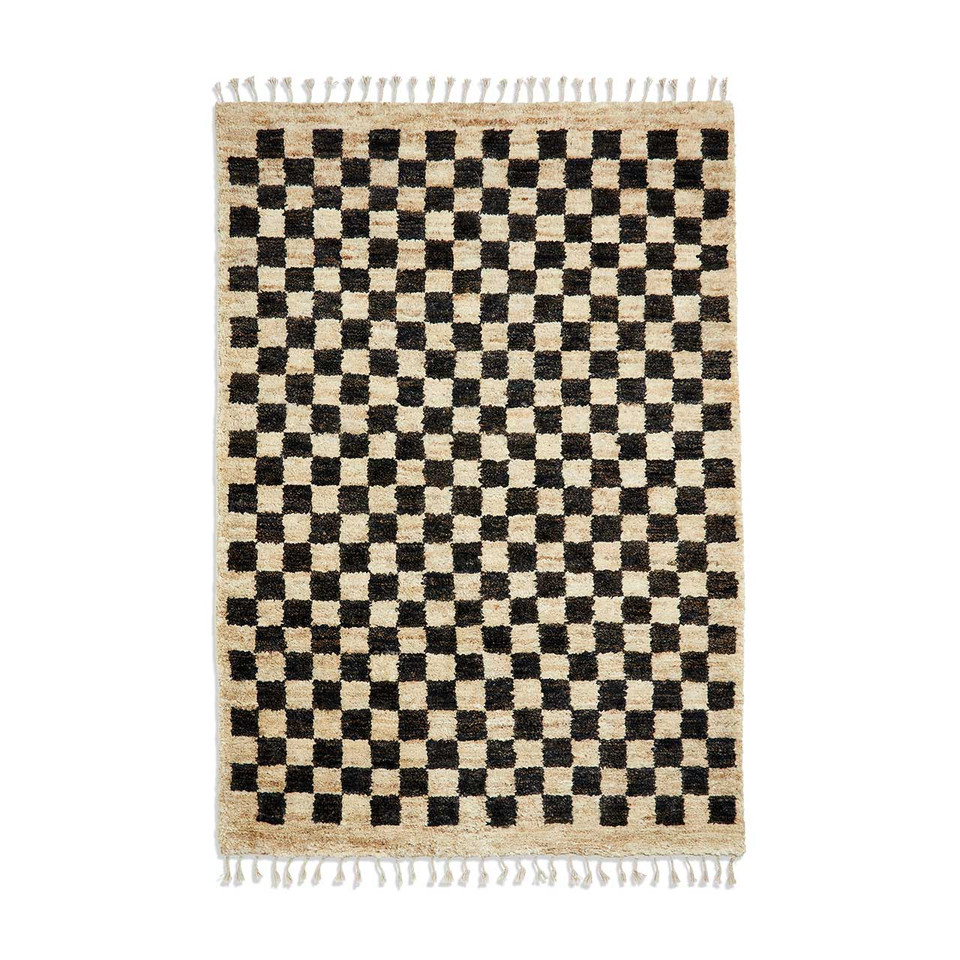 Hemp 26588 Charcoal Beige Rug