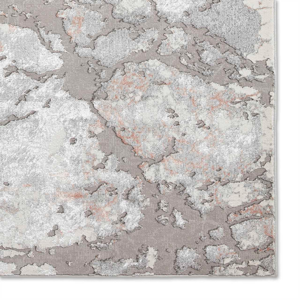 Apollo 2677 Grey Rose Marble Rug