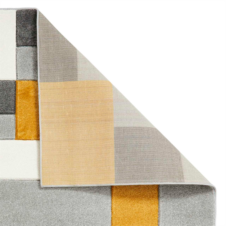 Matrix MT61 Grey Yellow Rug