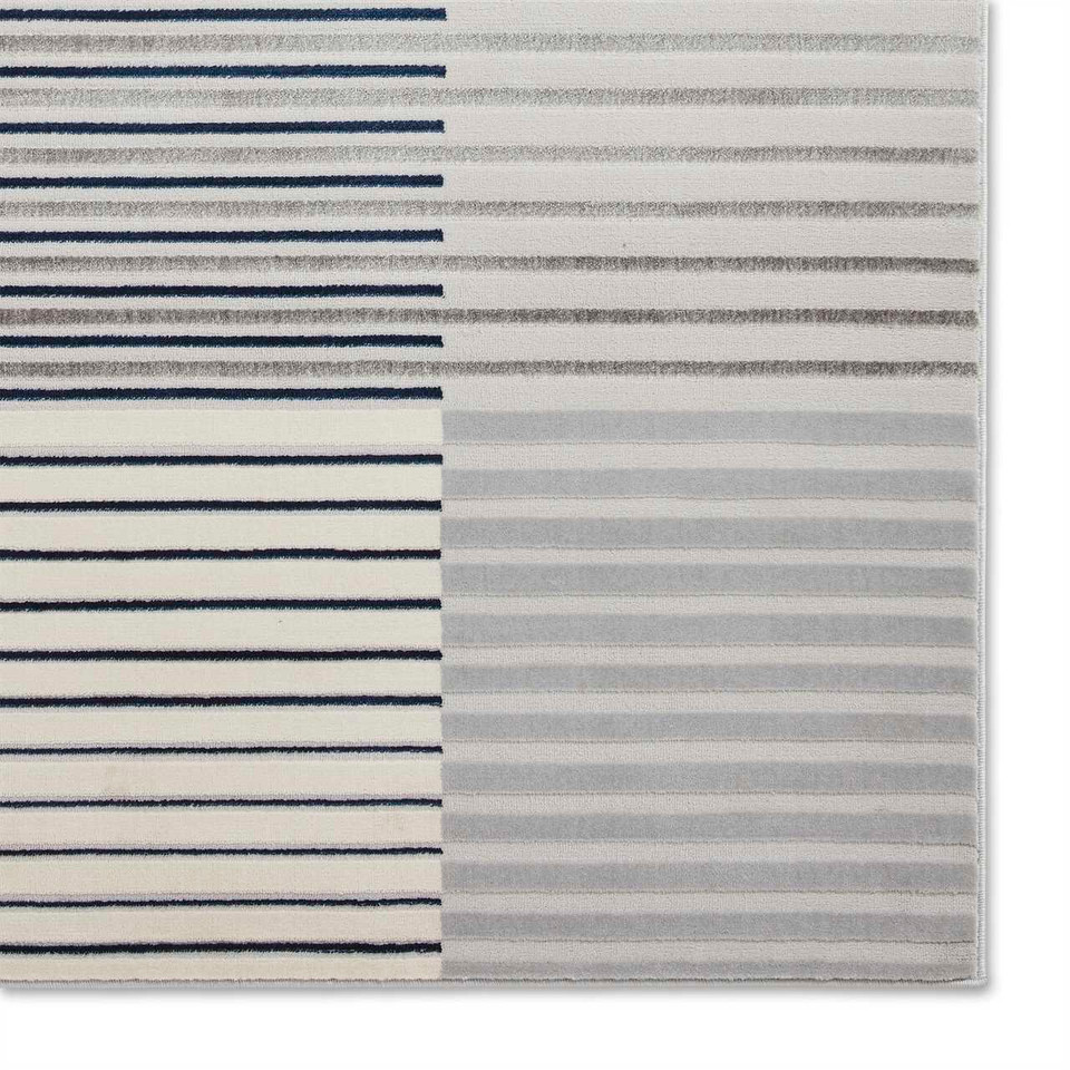 Apollo 2681 Grey Navy Rug