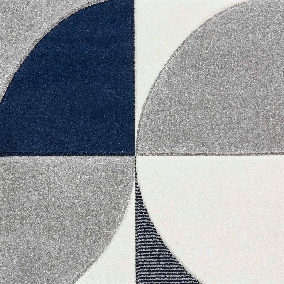 Matrix MT63 Grey Navy Rug