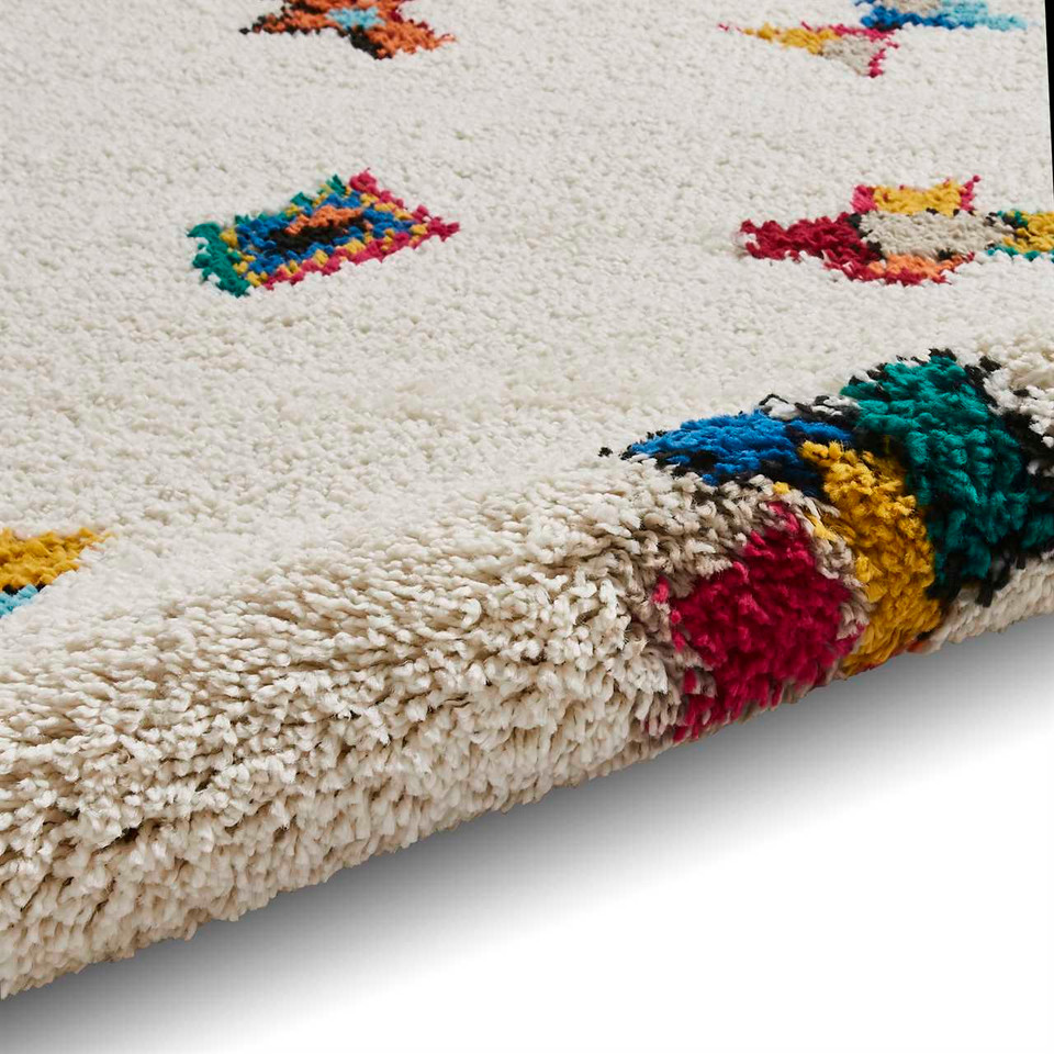 Boho A808 Multicolour Tribal Soft Rug
