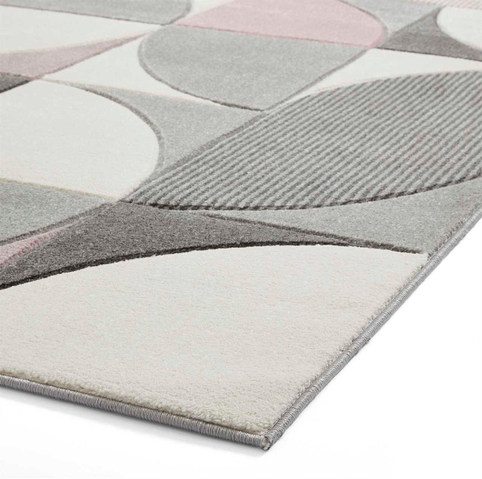 Matrix MT63 Grey Rose Rug