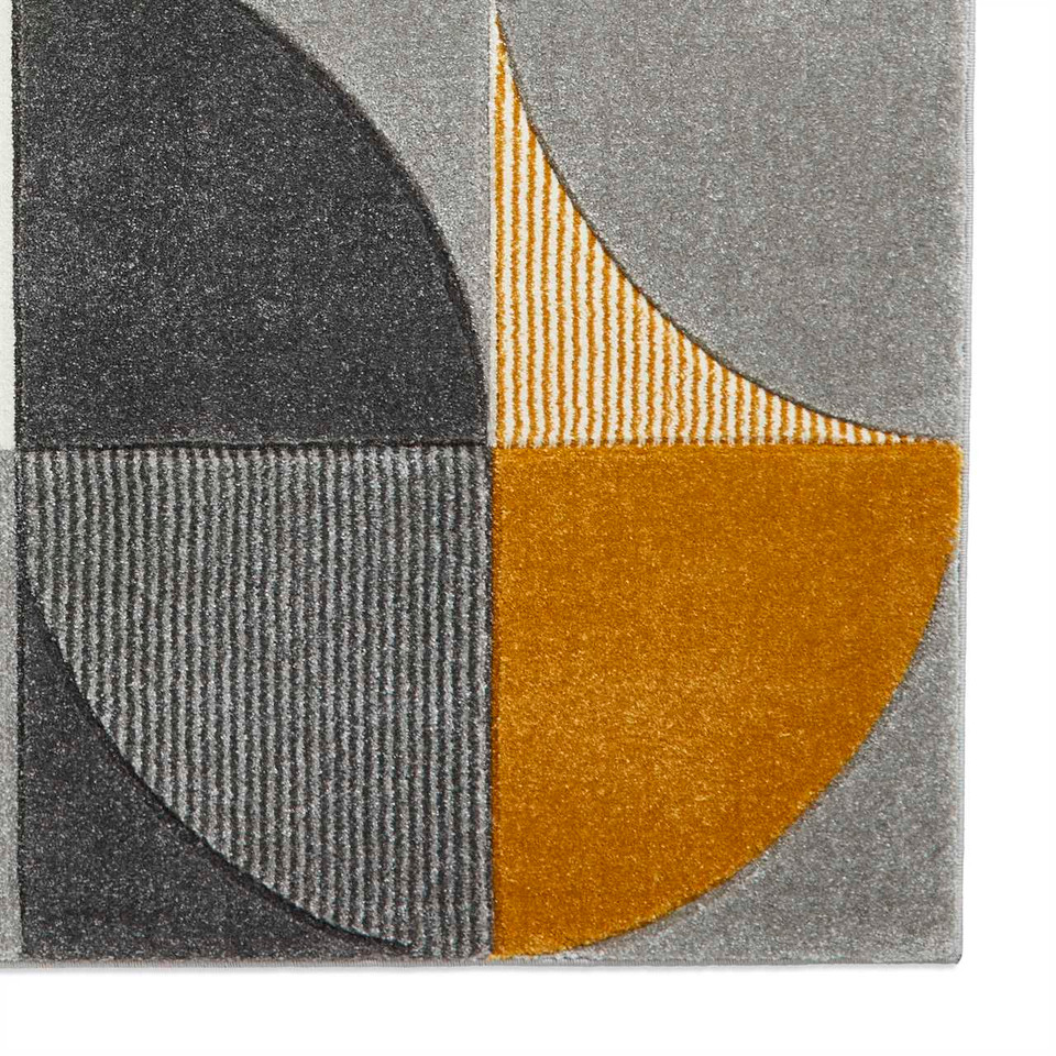 Matrix MT63 Grey Yellow Rug