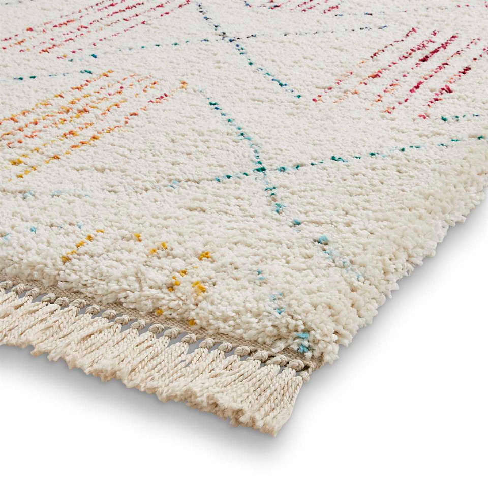 Boho A814 Multicolour Tribal Soft Rug