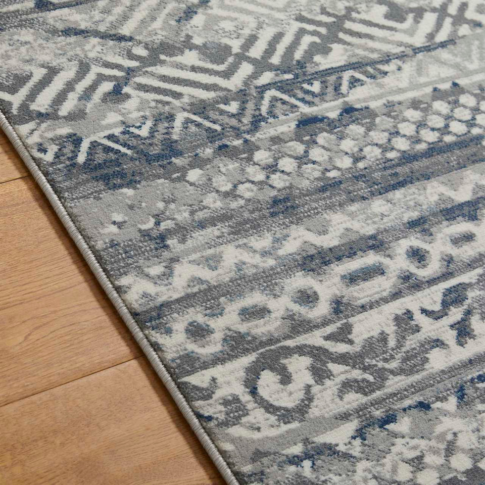 Kendra 7153 H Contemporary Grey Rug