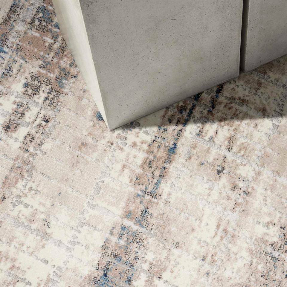 Calvin Klein Infinity 02 Ivory Grey Blue Rug