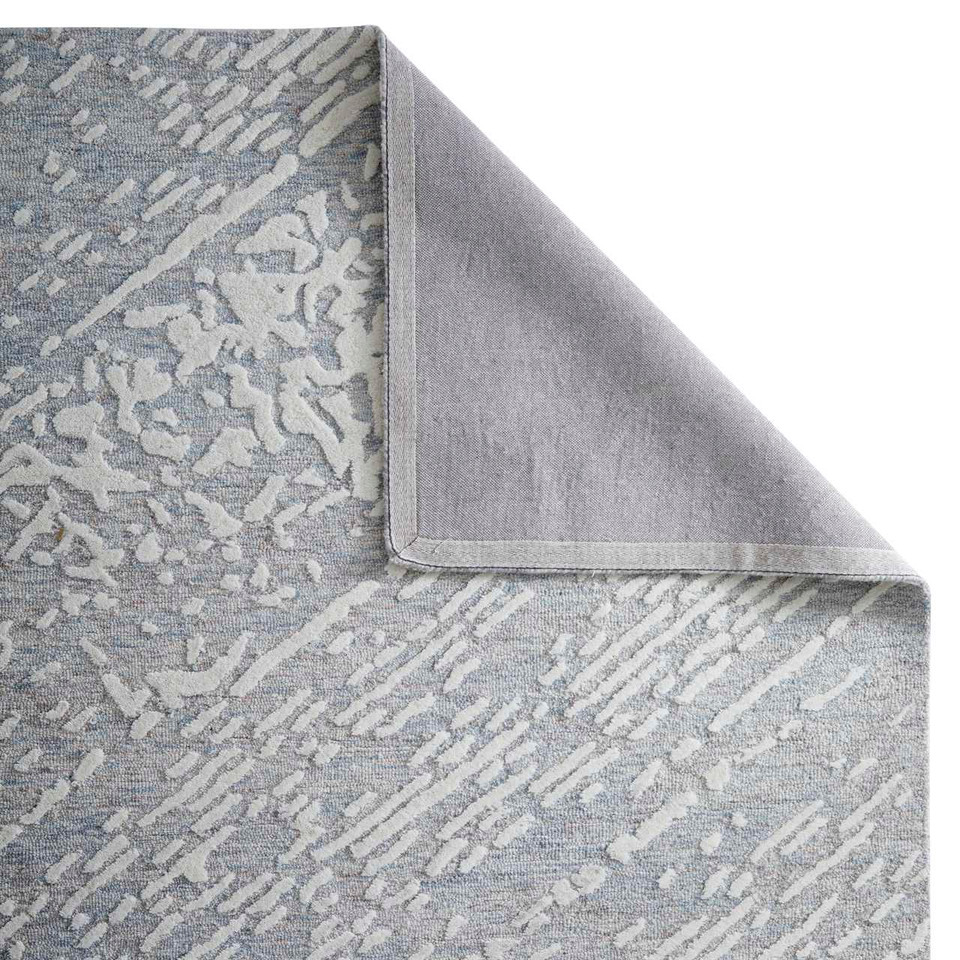 Hampton Tokyo Light Blue Ivory Wool Rug