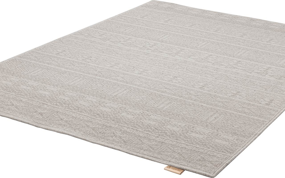 Brintons Noble Pera Light Grey Wool Rug