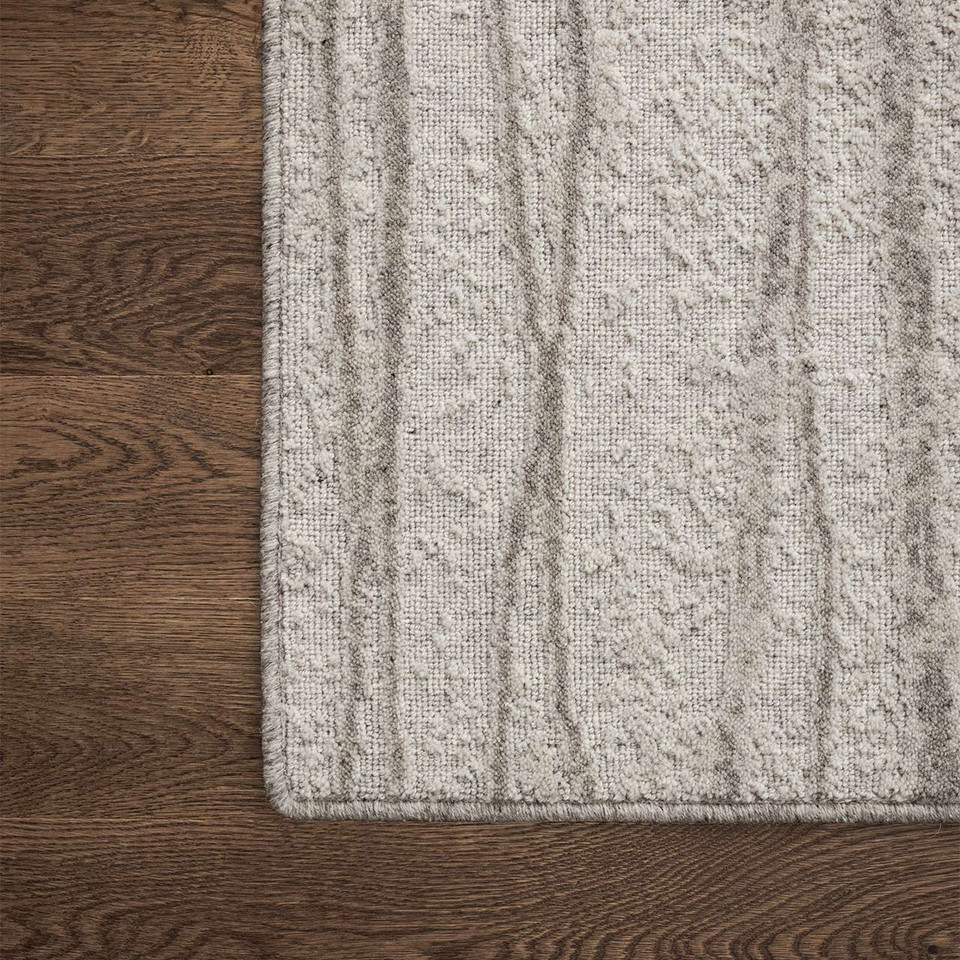 Brintons Noble Tejat Light Grey Wool Rug