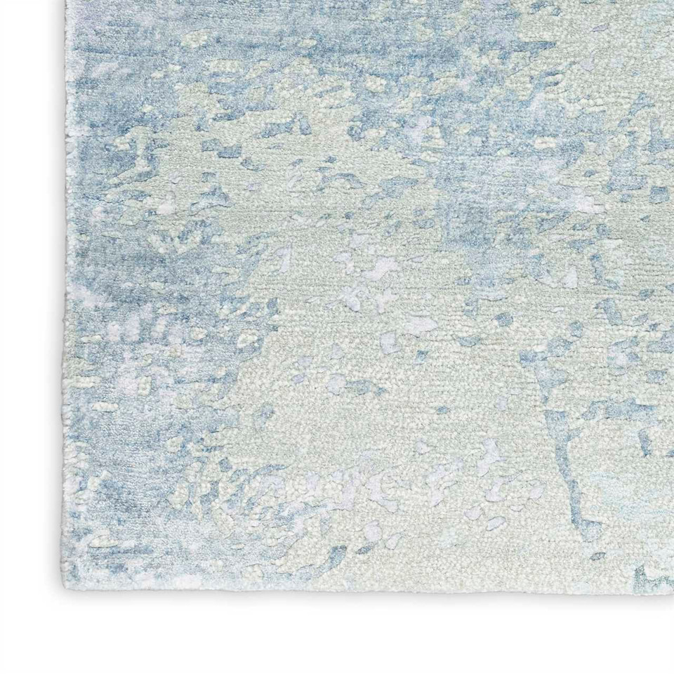 Luxury Silk Shadow SHA22 Blue Green Premium Rug