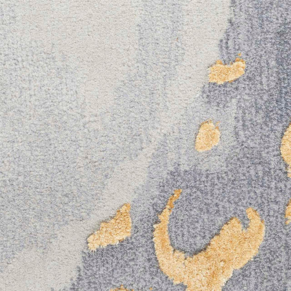 Prismatic PRS28 Grey Gold Wool Rug