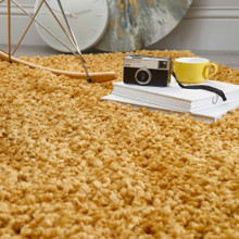 On Sale Origins Portland Ochre Thick Cosy Rug 140x200cm