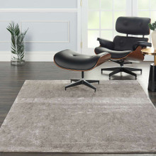 On Sale Kathy Ireland Royal Terrace KI45 Silver Rug 66x229cm