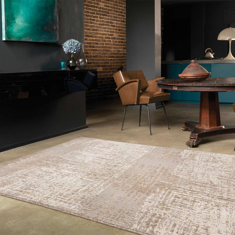 Torino Natural Ivory Premium Wool Rug