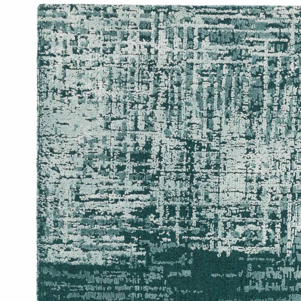 Torino Teal Green Premium Wool Rug