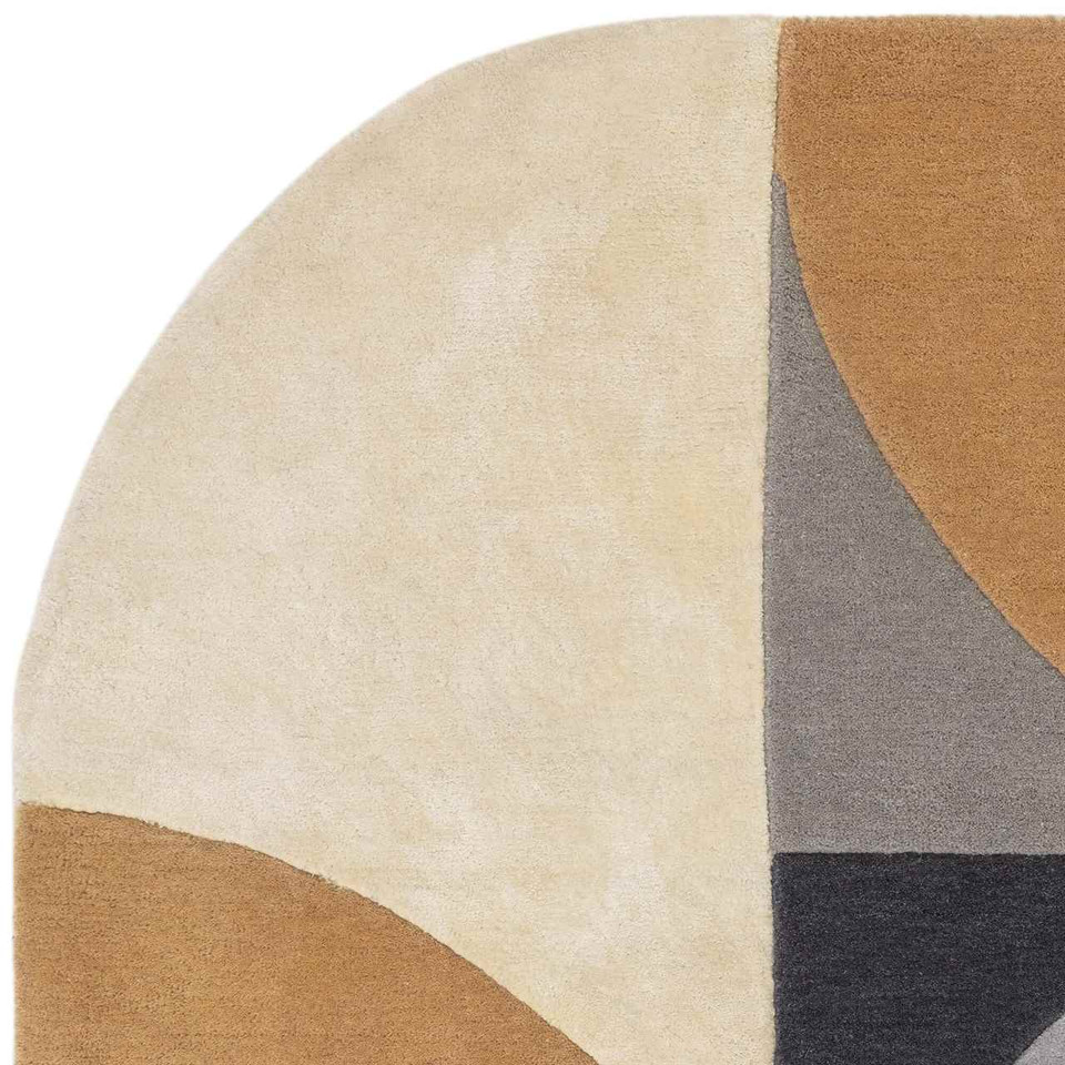 Matrix 76 Oval Sunset Grey Hand Carved Rug