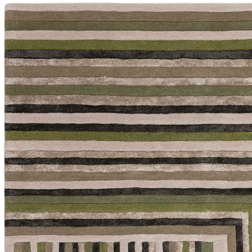Matrix 82 Network Forest Wool Viscose Rug