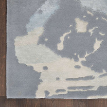 On Sale Prismatic PRS19 Seafoam Silver Modern Rug 168x226cm